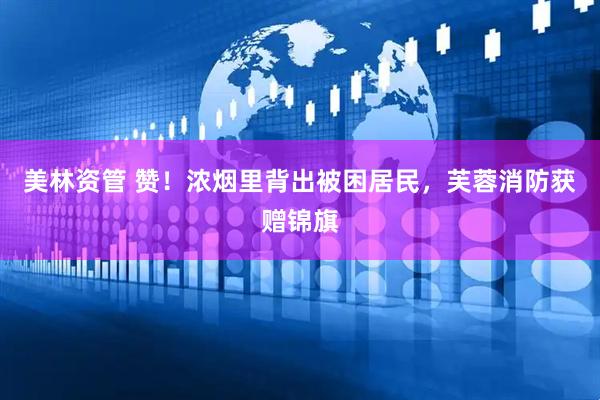 美林资管 赞！浓烟里背出被困居民，芙蓉消防获赠锦旗