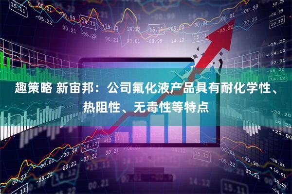 趣策略 新宙邦：公司氟化液产品具有耐化学性、热阻性、无毒性等特点