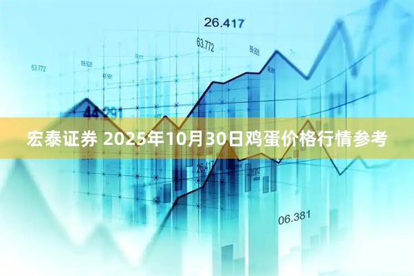 宏泰证券 2025年10月30日鸡蛋价格行情参考